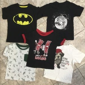 3T Bundle 5 Short sleeve shirts